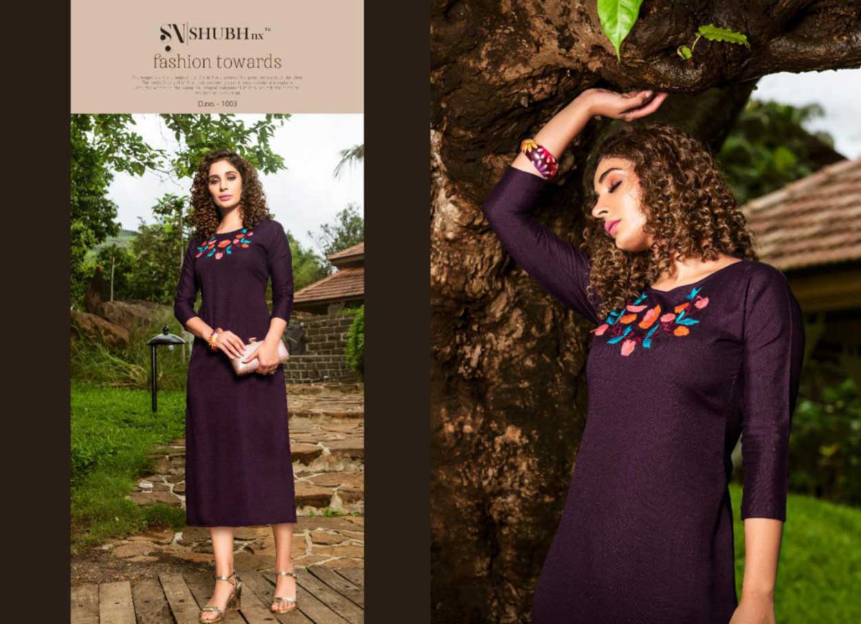 Nach Baliye Slub Mirror Work Kurti Set Nach Baliye Slub Mirror Work Kurti Set